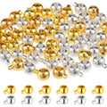 60 Pcs Crimp Beads Stopper for Bracelets, Crimp Beads for Jewelry Making 3 mm Round Positioning Spacer Bead Positioning Spacer Bead for Jewelry Making Gold Silver MetalBead