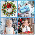 Augshy Winter Charms, 64 Pcs Christmas Winter Resin Charm Beads Ornament Snowflake Snowman Charm Pendants for DIY Bracelet Necklace Jewelry Making - style: Christmas Winter Style