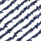 MECCANIXITY 310 Pcs Natural Drilled Lapis Lazuli Gemstone Chips Bulk 3mm to 5mm Dia. Irregular Tumbled Crystal Chip Beads for Jewelry Making Craft Supplies (Dark Blue) - color: Lapis Lazuli, size: 3-5mm