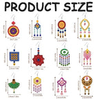 BEUNITONE Retro Fringe Earring Making Kit, Diamond Art Craft Supplies with 12 Designs, Crystal Beads and Findings for Adults DIY Jewellery Creating Gift - style: Tassel