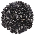 500 pcs Natural Chip Stone Beads, Black Obsidian Onyx 5-8 mm Irregular Gemstones Healing Crystal Loose Rocks Bead Hole Drilled for Jewelry Making Bracelet - color: Black Obsidian Onyx