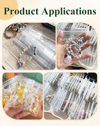 50Pcs Anti Tarnish Jewelry Bags Clear Pvc Jewelry Storage Pouches with Zipper Plastic Packing for Earrings (Pvc Jewelry Bags Large 4.13x4.25 in) - color: 50Pcs Pvc Jewelry Bags Large 4.13x4.25 in