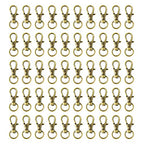 Swivel Clasps Lanyard Snap Hook,cnomg Metal Swivel Lanyard Snap Hook Lobster Claw Clasp (Bronze) - color: Bronze, size: 1.2 inches