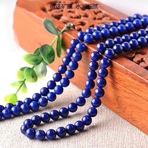 Lapis Lazuli Natural Stone Beads for Jewelry Making DIY Handmade Crafts (10mm, Blue Lapis Lazuli) - color: Blue Lapis Lazuli, size: 10mm