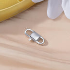 925 Sterling Silver Double Opening Lobster Clasp, Necklace Bracelet Anklet Jewelry Extender Clasp for DIY Jewelry Making (Style 2-1pc) - style: style 2-1pc