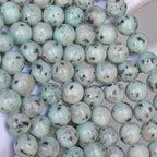 Round Maoshan Jade Gemstone Beads Energy Stone Healing Power for Jewelry Making (12mm) - color: Maoshan Jade, size: 12mm