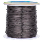 203 Feet Tarnish Resistant Copper Wires 24 Gauge/0.5mm Jewelry Craft Wires Beading Wire for Jewelry Making, Wire Wrapping and Crafting (Gunmetal) - color: Gunmetal, size: 24 Gauge
