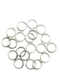 20pcs 925 Sterling Silver Open Jump Rings, 16 Gauge 10.0mm OD/7.5mm ID Made in USA by CRAFT WIRE - size: 10.0mm OD/7.5mm ID