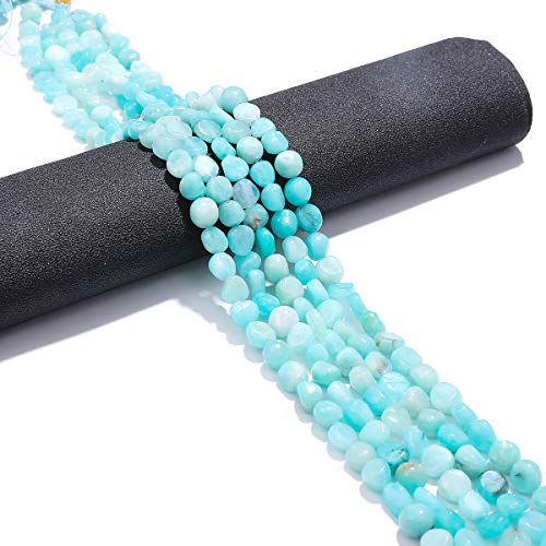 BEADIA Irregular Natural Tianhe Stone Loose Semi Gemstone Beads for Jewelry Making 7-10mm 38cm - color: Tianhe Stone, size: 7-10mm 38cm