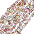 Chip Shell, 260pcs 5-8mm Irregular Shell Beads with Holes, Pastel Shell & Opal Like Chip Beads for Jewelry Making - color: Pastel