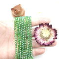 3mm4mm 1100pcs 800pcs Bicone Beads Crystal Glass Faceted Beads for Necklace Bracelet Earrings DIY Jewelry Crafts Making Project (4mm Grass GreenAB) - color: 4mm Grass GreenAB