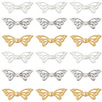 SUNNYCLUE 1 Box 150Pcs 3 Colors Metal Butterfly Bead Bulk Wing Spacer Beads Alloy Antique Golden Silver Tibetan Hollow Butterflies Wings Loose Beads for Jewelry Making Bracelet DIY Crafts Accessories
