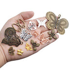 100g Mixed Butterfly Charms Vintage Fly Insect Pendant Charms for Necklace Bracelet Jewelry Making Crafting - style: Mixed Butterfly Charms
