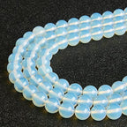 150pcs 8mm Opal Beads Natural Gemstone Beads Round Loose Beads for Jewelry Making - color: Opal, size: 8mm