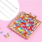 Nogeqi 4 Pcs Beading Needles for Jewelry Making,4 Thickness Styles Bead Spinner Needles,Bead Threader,Needle-Free Beading Supplies for Beaded Bracelets, Necklaces, DIY Handmade(Thin Needle)