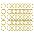 uxcell 50Pcs Open Jump Rings, 15mm/0.59" OD Brass Jump Ring Connectors 2mm Thick O Rings for Necklaces Bracelet Jewelry Making Keychain DIY Craft, Gold Tone - size: 15mmx2mm