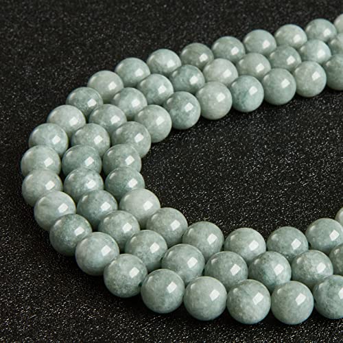 150pcs 8mm Burmese Jade Beads Natural Gemstone Beads Round Loose Beads for Jewelry Making - color: Burmese Jade, size: 8mm