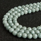 150pcs 8mm Burmese Jade Beads Natural Gemstone Beads Round Loose Beads for Jewelry Making - color: Burmese Jade, size: 8mm