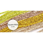 ECYC Ltd 10g 1.5mm French Bullion Wire, Spiral Copper Coil Wire French Coil Embroidery Wire French Metallic Wire Flexible Jewelry Wire for Embroidery, Beading, Jewelry Making, Garment Design - color: Light Gold