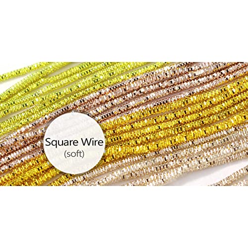 ECYC Ltd 10g 1.5mm French Bullion Wire, Spiral Copper Coil Wire French Coil Embroidery Wire French Metallic Wire Flexible Jewelry Wire for Embroidery, Beading, Jewelry Making, Garment Design - color: Gray
