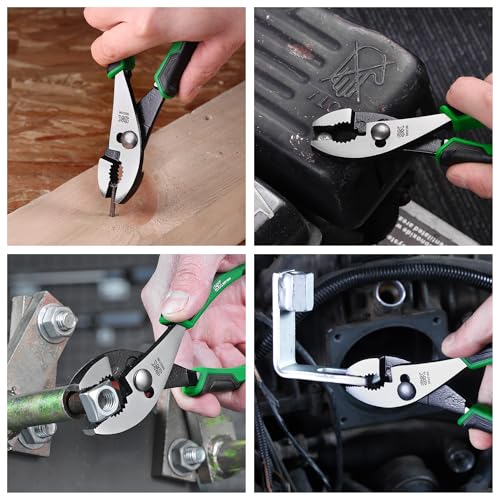 SK 6-Inch Slip Joint Pliers, High Carbon Steel, Ergonomic Anti-slip Handle for Comfortable Grip - style: 6-Inch Slip Joint Pliers