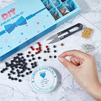 SUNNYCLUE 1 Box Solar System Planet Bead Natural Gemstone Beads 6mm Bulk Multilayer Beading Bracelet Making Kit Lava Rock Loose for Jewelry Making Universe Galaxy Sewing Scissors - color: 6mm Beads Gift Box