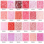 ZHIYUXI 7500Pcs Pink Glass Seed Beads Kit for Jewelry Making with Bugle Tube Bead 24 Colors Waist Embroidery Beads for DIY Bracelet Necklace Making Craft Beading Kit - color: E-Pink
