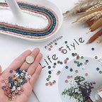 COIRIS 3400 Pcs Speckled Heishi Beads Polymer Clay Spacer 6mm Disk Flat Beads for Surfer Chocker Necklace Bracelet Earrings Jewelry Making(RT-B10Mix) - color: B10, size: 6mm