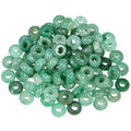 SUNYIK Green Aventurine Large Hole (6mm) Rondelle Loose Charms European Bead fits Bracelet,Jewelry Makings Pack of 20 - color: Green-Green Aventurine, size: 14x8mm
