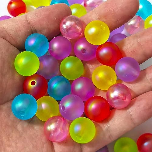 Mixed Lots Shiny Silicone Bead DIY Beading Hairband Bracelets Necklace Craft Embelishment (Mixed Colors-Silicone#1) - color: Mixed Colors-Silicone#1