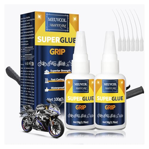 Grip Glue 100g, Instant Handlebar Grip Glue for Dirt Dikes, Motorcycle, Ebike, Bicycle, Heavy Duty Handle Grip Adhesive for ATV Grips,Tool Handle,Snowmobile - size: 100g, style: Grip Glue