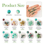 Fashewelry 100pcs 3mm Faceted Round Crystal Beads Small Natural Mixed Stone Beads for Bracelet Necklace Earrings DIY Jewelry Making - color: 03mm-Mixed-3