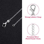 selizo 30 Pack Chain Necklace Bulk Jewelry Making Chains Silver Plated Necklace Chains for Necklace Jewelry Making, 1.2 mm (20 Inches) - size: 20 Inches