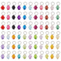 PH PandaHall 110pcs 22 Colors Crystal Bead Charms, 5mm Crystal Dangle Charm Pendants Acrylic Bicone Beads Charms Tiny Bead Dangles for DIY Earring Necklace Bracelet Keychain Jewelry Making