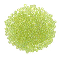 uxcell 2000 Pcs Glass Seed Beads Bulk, 4mm Mini Loose Glass Bugle Beads for DIY Earrings, Necklaces, Bracelets, Jewelry Making, Light Green - color: Light Green, size: 4mm