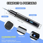 Cordless Engraving Pen Kit with Carrying Case, Rechargeable Electric Engraver Tool with 43 Accessories, 3-Speed Portable DIY Rotary Tool for Jewelry, Metal, Glass, Stone, Wood, Plastic, DIY Gift - size: 43pc
