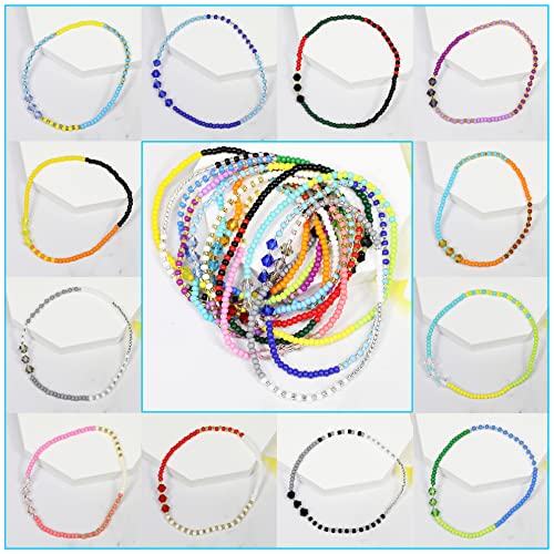Bala&Fillic 2mm Round Size Seed Beads 10000pcs/110 Grams in Box 12/0 Blue Small Glass Seed Beads for Making Jewelry Earring Bracelets Necklace (Blue) - color: Blue