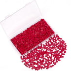 2000Pcs White Clay Beads Polymer Clay Spacer Beads Flat Beads 6mm Round Heishi Vinyl Beads for DIY Craft Gift Adults Bracelets Necklace Jewelry Making Earring Accessories (Red) - color: Red