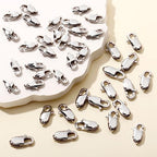 15PCS 16MM Lobster Clasps 316 Stainless Steel Lobster Claw Clasps Bulk for Necklace Bracelet Jewelry Making DIY Craft - color: Stainless Steel, size: 16MM