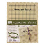 The Beadsmith Macrame Board, 11.5 x 15.5 inches, 0.5-inch-Thick Foam, 10x14 Grid for Measuring, Bracelet Project with Instructions Included, Create Macrame and Knotting Creations - size: 14 Inches X 10 Inches