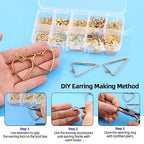 Glarks 951Pcs Making Supplies Kit with Jewelry Tools, Includes Pliers, Jewelry Wires, Jewelry Findings for Jewelry Making and Repair - size: 950pcs