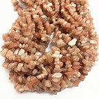 5-8mm Natural Sunstone Gemstone Chips Loose Beads Semi Precious for Jewelry Making DIY Handmade Craft Supplies 1 Strand per Bag Approxi 34" - color: Sunstone Chips