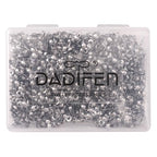 304 Stainless Steel End Caps 3.2x6.3mm 500pcs Knot Covers for Jewelry DIY Making and Repairing - color: End Caps, size: 3.2x6.3mm