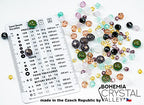 0.9 oz (25g) Gentle Mix of Faceted Fire Polished Czech Glass Beads (Round, Rondelle etc) 4-10mm, Light Pink Teal Yellow Opal - color: Mix 06 Bright, size: 25 G