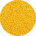 8/0 Glass Seed Beads Bulk, Orange-Yellow 3mm Tiny Round Craft Seed Bead, Small Mini Pony Beads for Jewelry Making Bracelet Necklace Wrist Beading Weaving Supplies, 2500pcs - color: Orange-Yellow