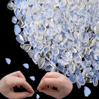 XIANNVXI Opalite Beads, Natural Chip Stone Beads 400Pcs Crystal Bead 5-8mm Irregular Healing Crystal Loose Rocks for DIY Jewelry Making - color: A-Opalite