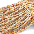 2x4MM 150PCS Crazy Lace Agate Tube Cylinder Rondelle Abacus Disk Spacer Loose Beads for Jewelry Making - color: Crazy Lace Agate, size: 2x4mm cylindrical