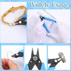 1 Pc Manicure Nail Pliers for Rhinestones, Rhinestone Remover Blue Nails Gem Tool, Diy Tool Nipper Metal Nail Art Scissors Wire Cutter Nails Art Accessories