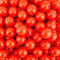 90 Round Red Acrylic Beads 14mm Diameter with 2.4mm Hole - color: Red, size: 14mm