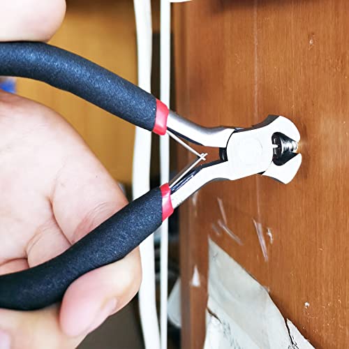 JOSDIOX Zipper Repair Kit Tool- Zipper Install Pliers for Replacement & Repair, Mini Needle-Nose Plier And End- Cutting Pliers 2 Packs